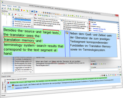 Translation memory and terminology management
